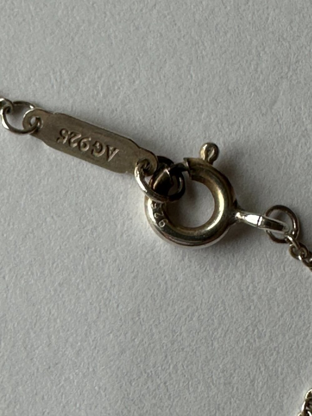 Tiffany & Co. Return to Tiffany Blue Double Heart Tag Necklace Sterling Silver - Picture 9 of 10